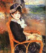 Pierre Renoir By the Seashore Sweden oil painting reproduction
